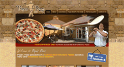 Desktop Screenshot of papaspizza.com