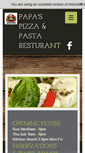 Mobile Screenshot of papaspizza.com.au
