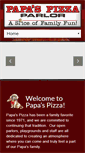 Mobile Screenshot of papaspizza.net